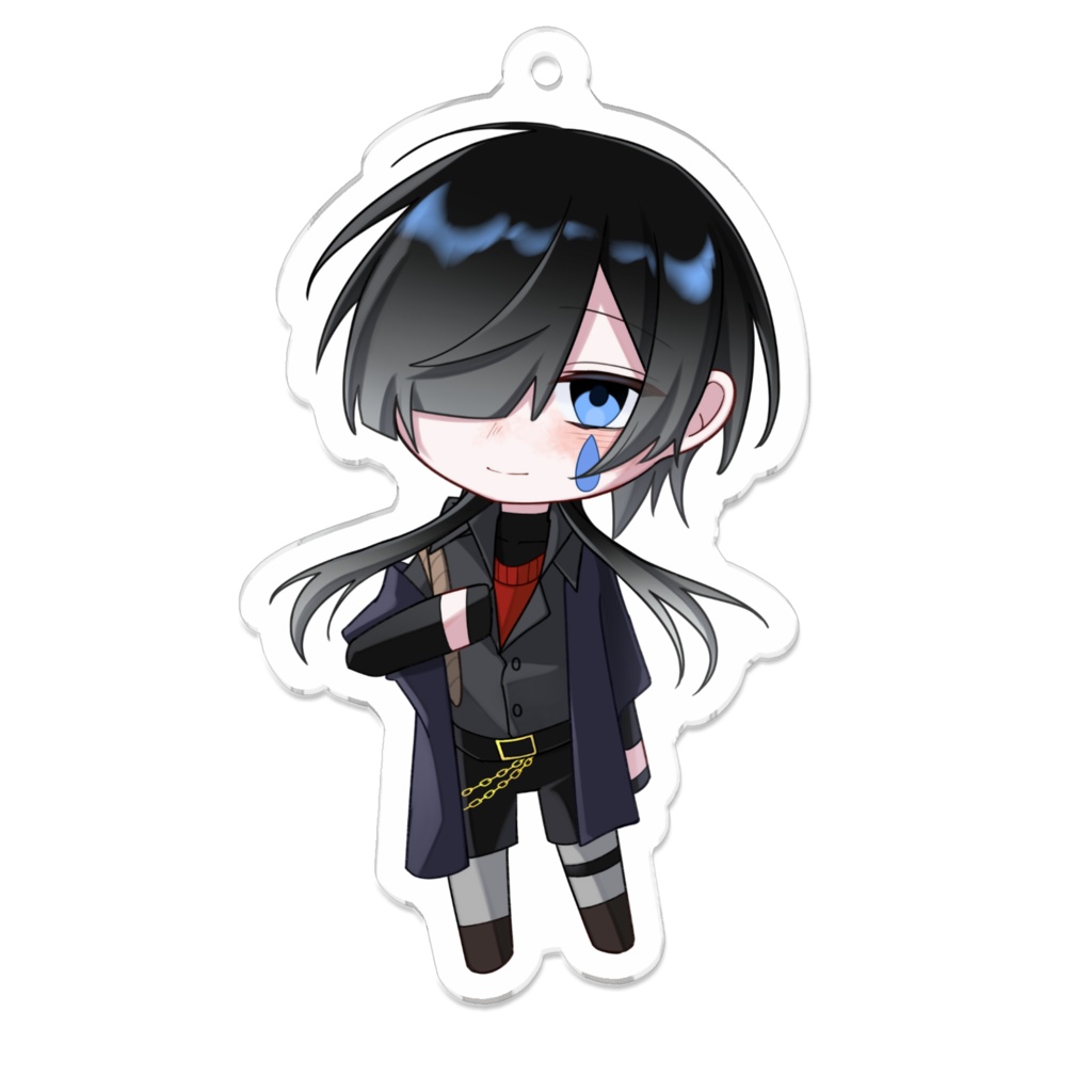 【非公式】ﾜｷｭ卓アクリルキーホルダー てけ