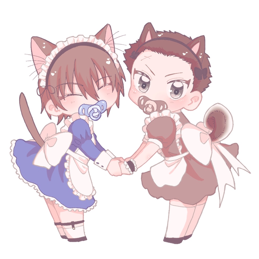 猫耳めいどのアクリルスタンド