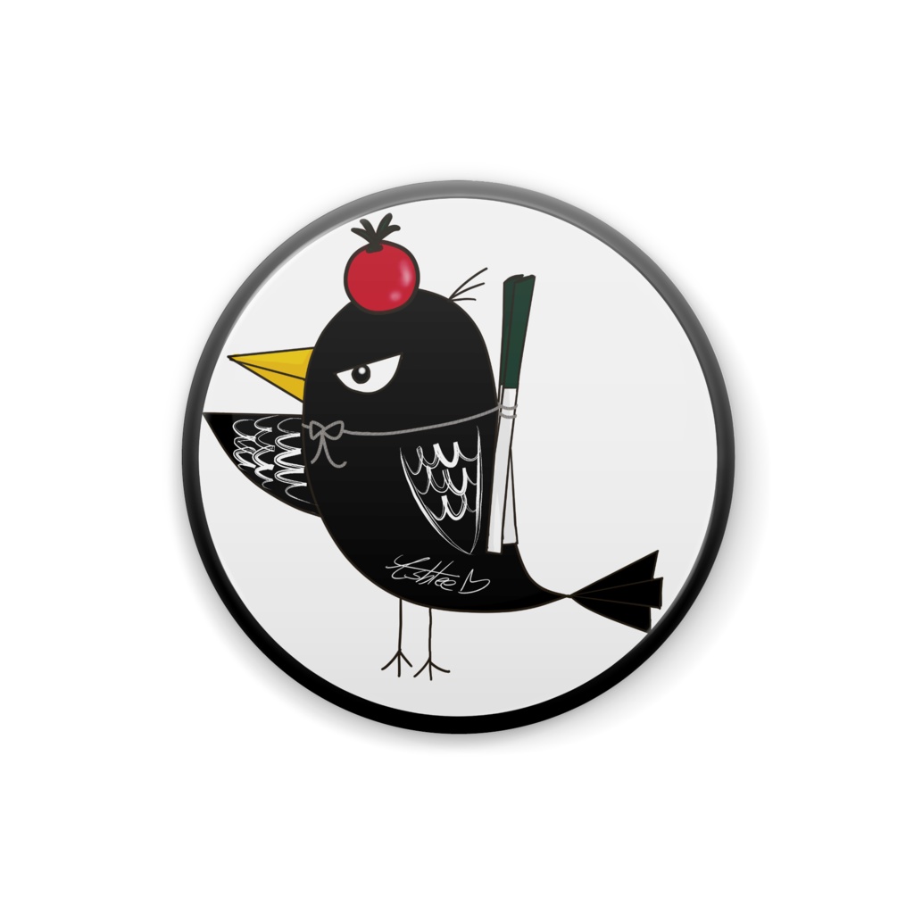 あしゅりー画伯缶バッジ