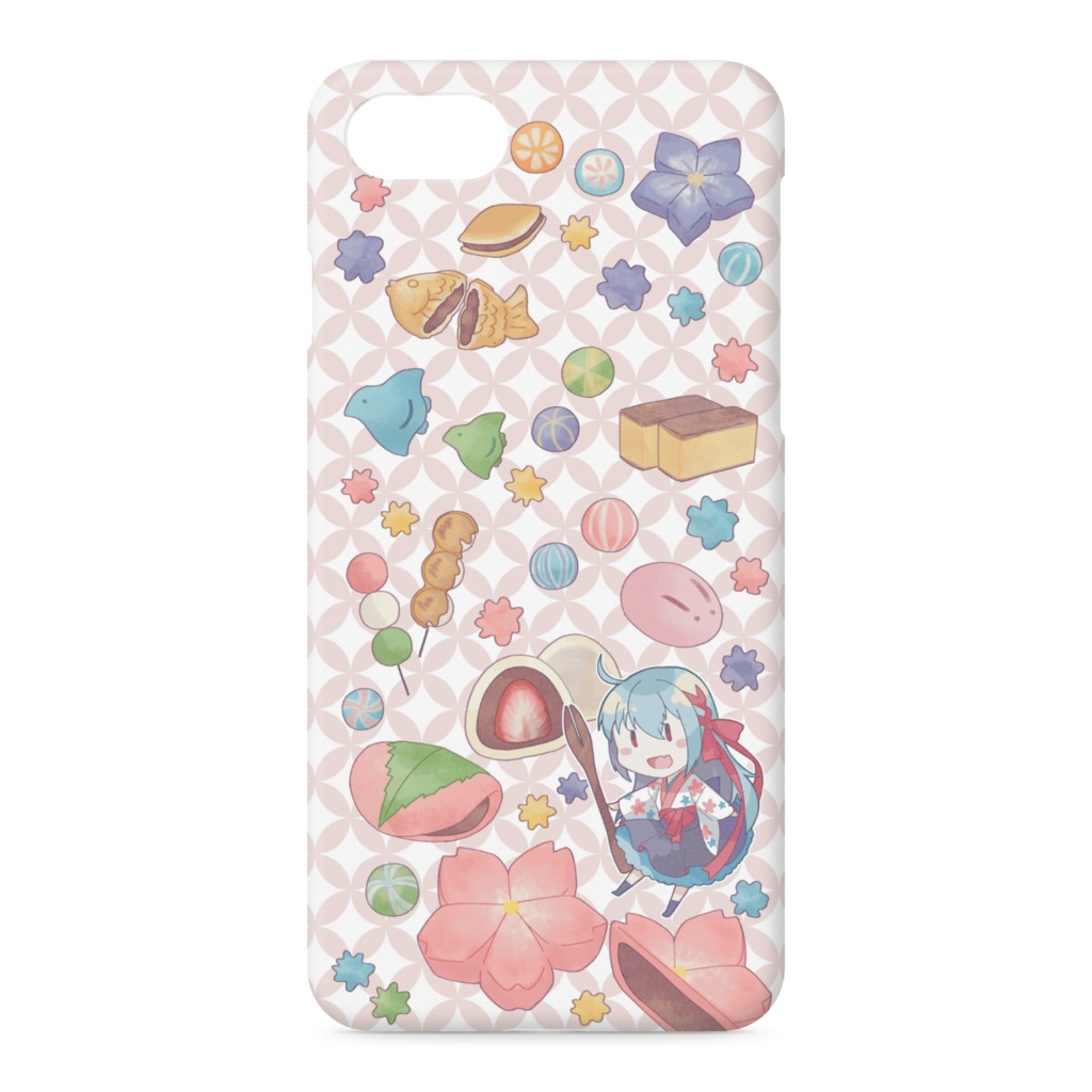 和菓子とうちの子ー桃色