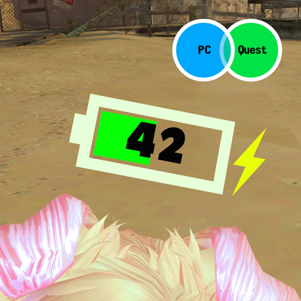 OSCBattery - Battery Status on Your VRChat Avatar