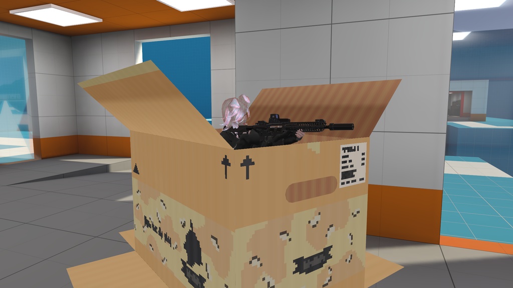 Sneaking Box Solid Avatar Prefab