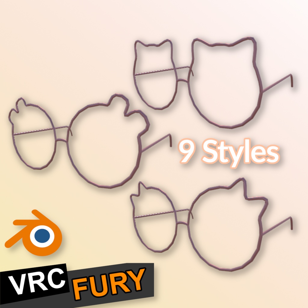 Cat & Bunny Glasses Prefab/Asset