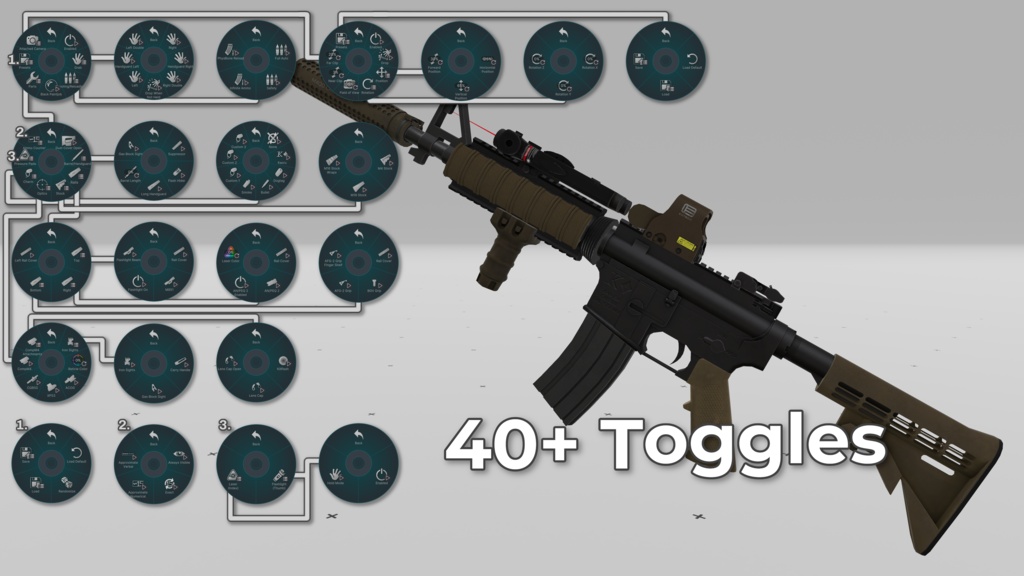 カスタマイズ可能なAR-15ギミック | Customizable AR-15 Gimmick