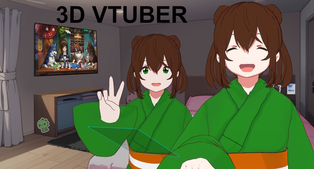 3D Vtuber model