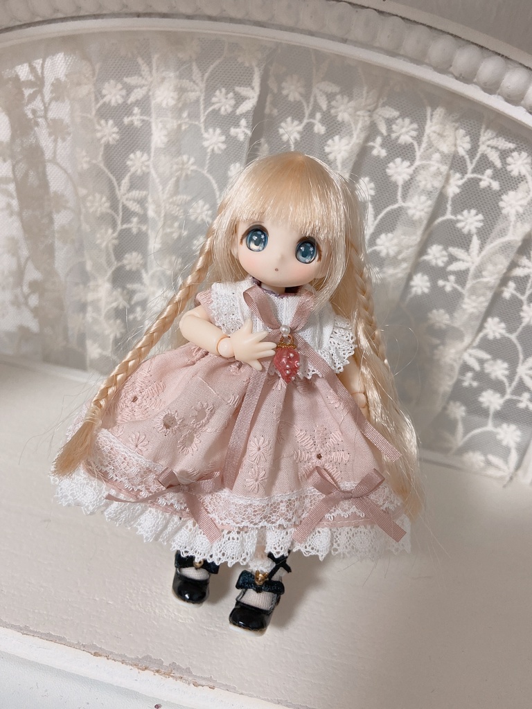 いちごリボンワンピース