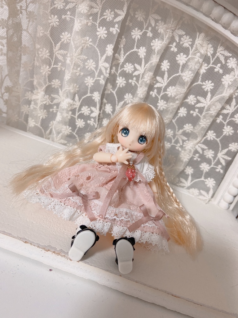 いちごリボンワンピース