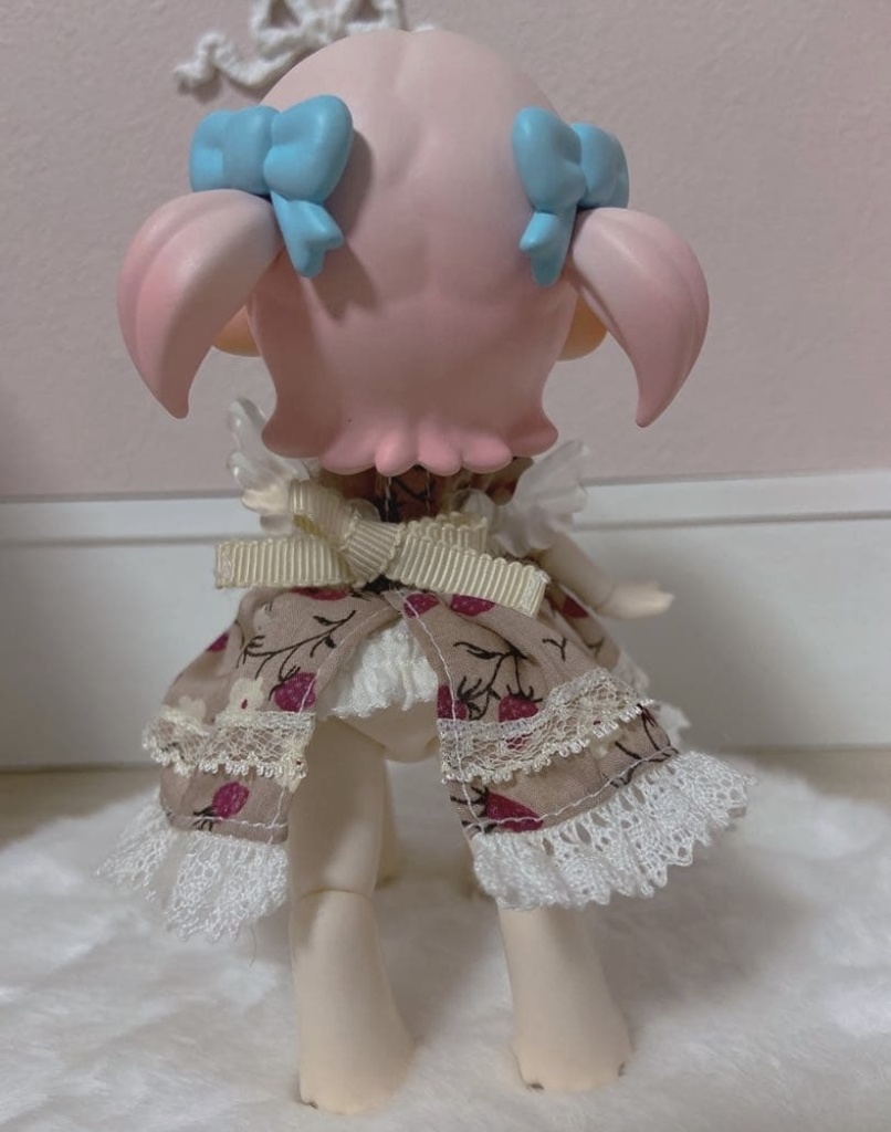 リバティいちごワンピース