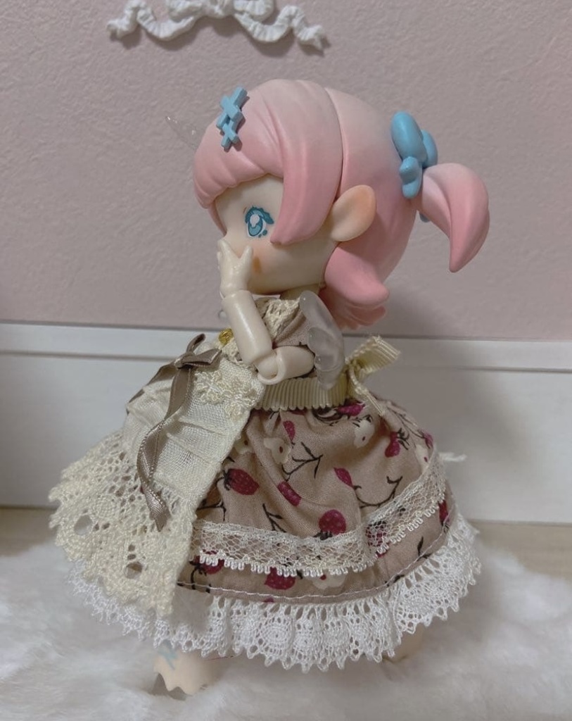 リバティいちごワンピース