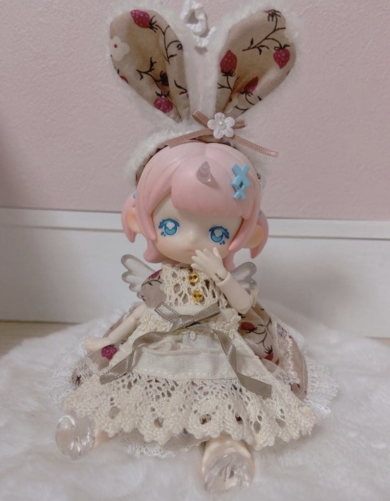 リバティいちごワンピース