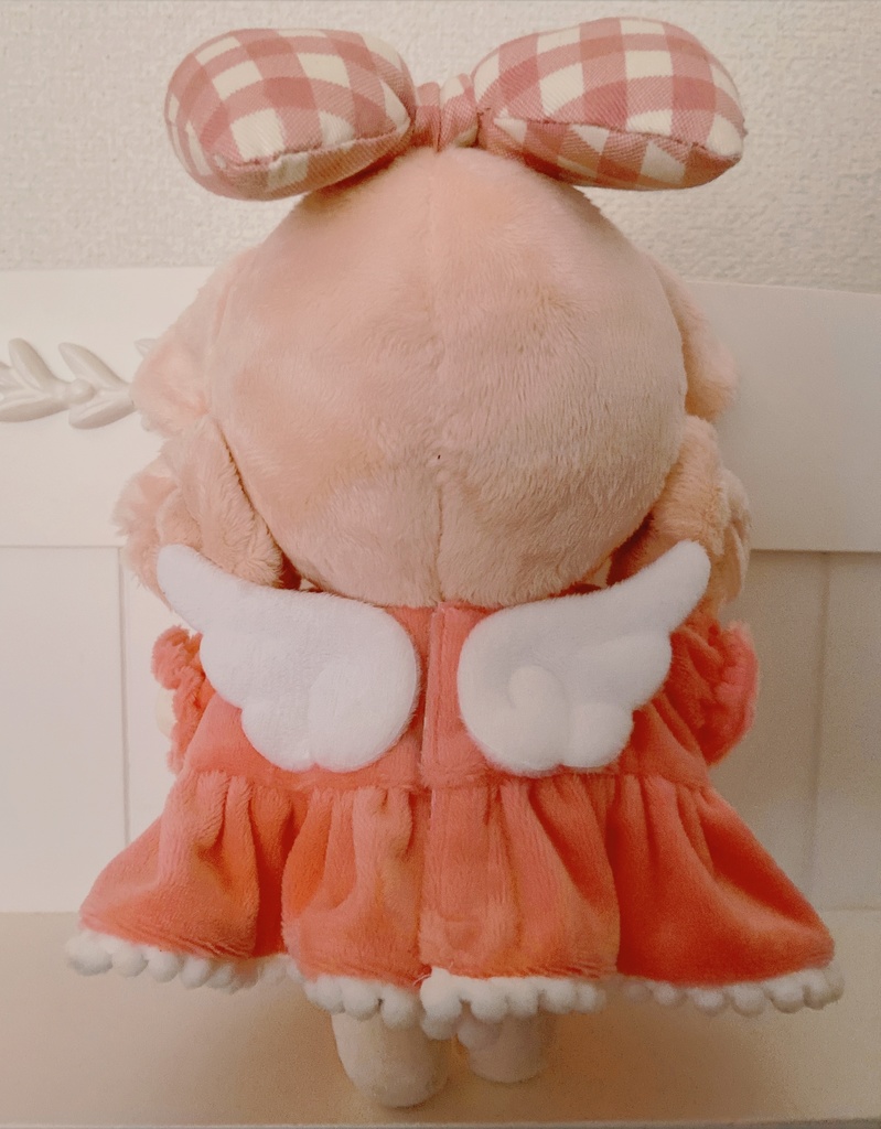 もこもこ天使ワンピース(濃ぴんく)