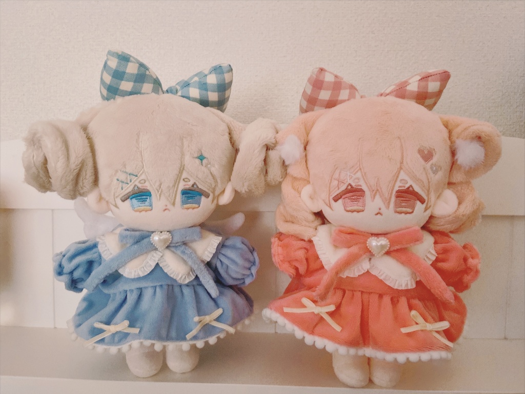 もこもこ天使ワンピース（濃ぴんく）