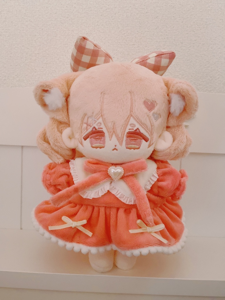 もこもこ天使ワンピース(濃ぴんく)