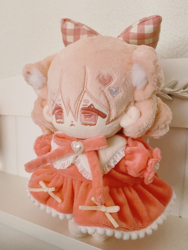 もこもこ天使ワンピース(濃ぴんく)