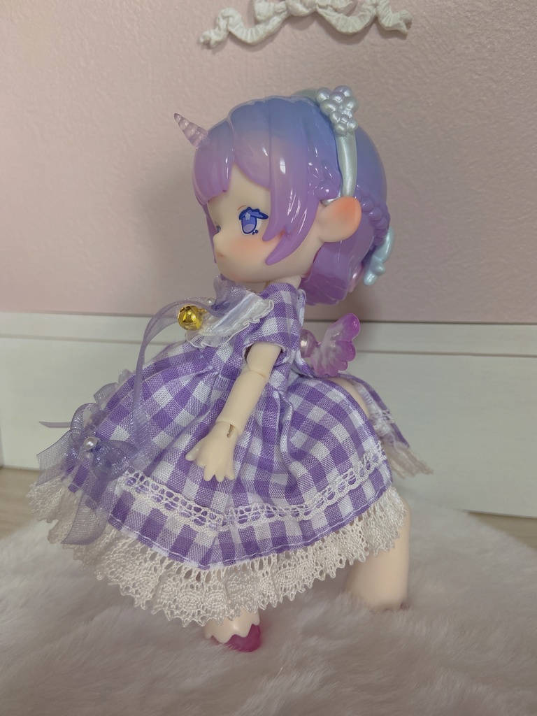 ANTU♡アンティーユ♡ギンガムチェックのうさ耳ウェイトレス