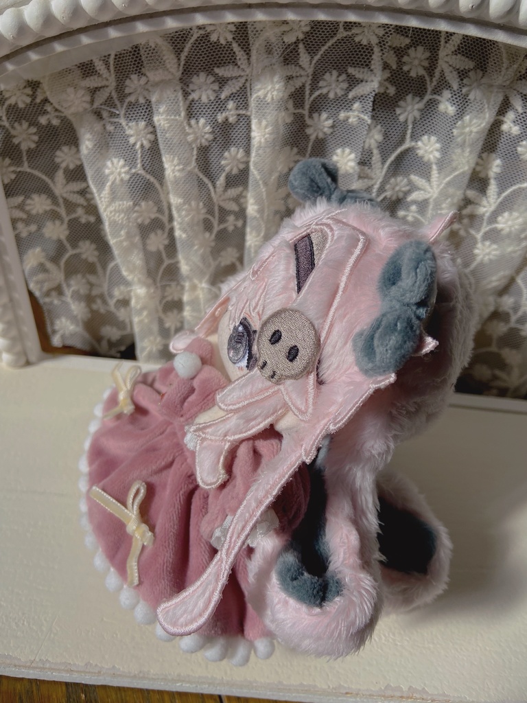 もこもこ天使ワンピース(ろーずぴんく)