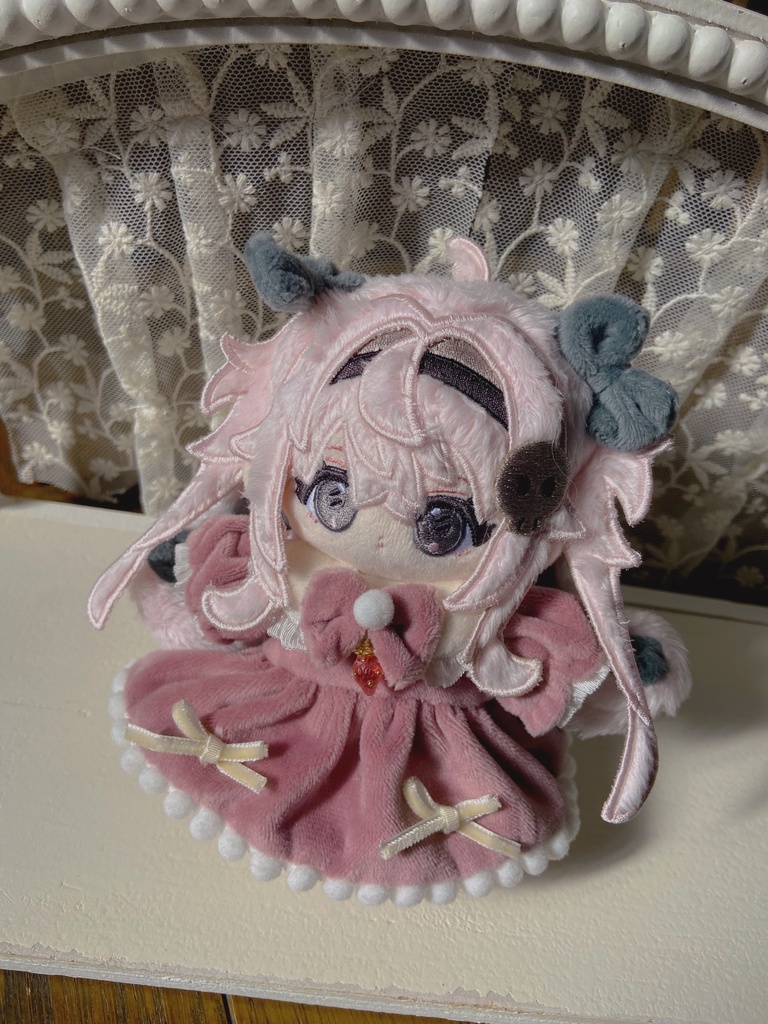 もこもこ天使ワンピース（ろーずぴんく）