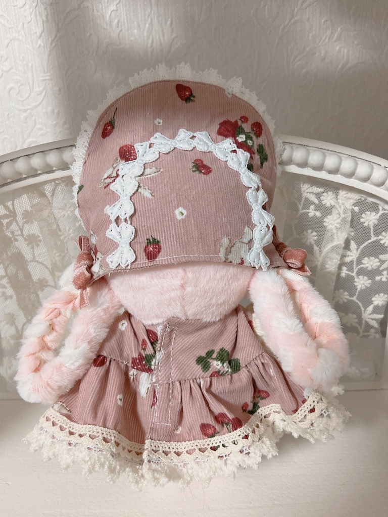 コーデュロイいちごミルクワンピース