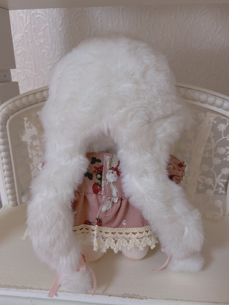 コーデュロイいちごミルクワンピース(20cm)