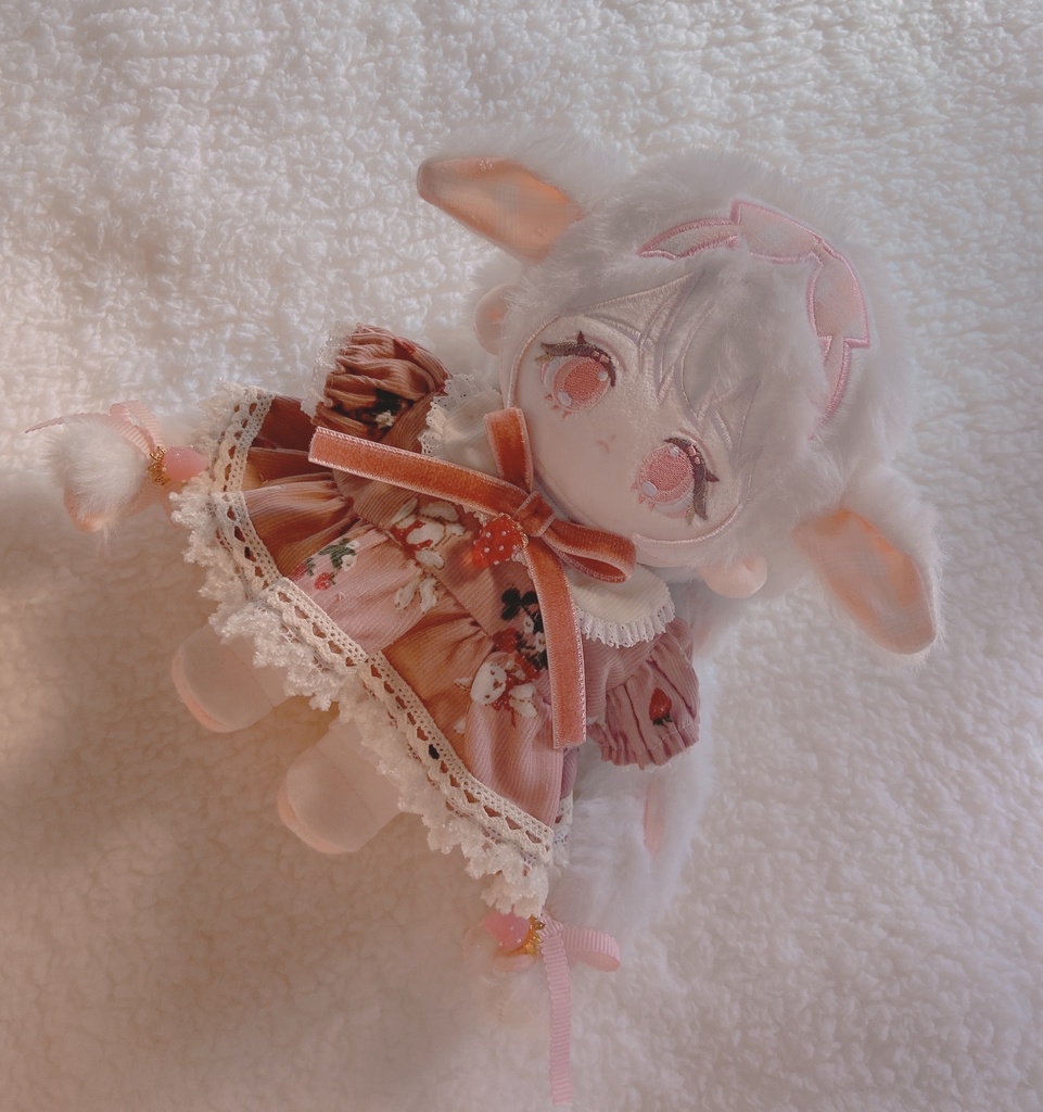 コーデュロイいちごミルクワンピース(20cm)