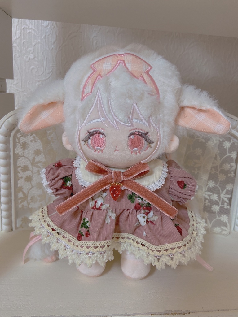 コーデュロイいちごミルクワンピース(20cm)