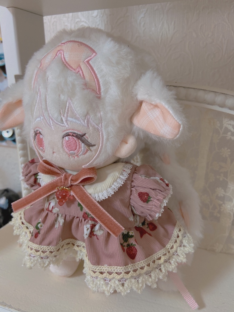 コーデュロイいちごミルクワンピース(20cm)