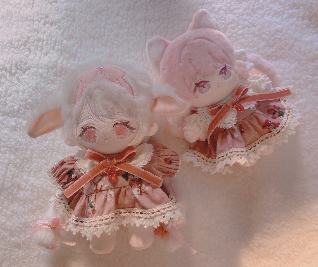 コーデュロイいちごミルクワンピース(20cm)