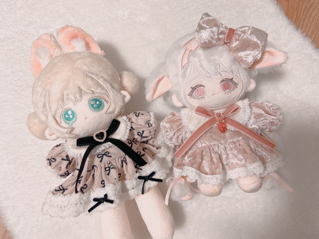 コーデュロイリボンワンピース(ピンク・20)