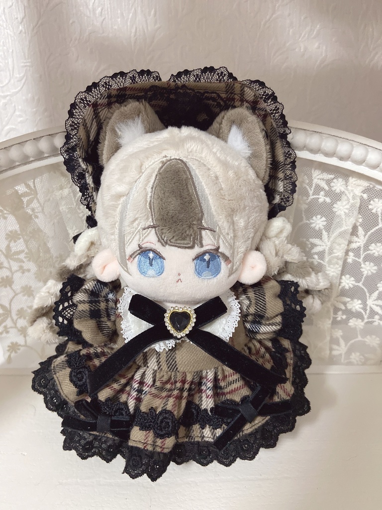 ふわもこブリティッシュワンピース(15ブラック)