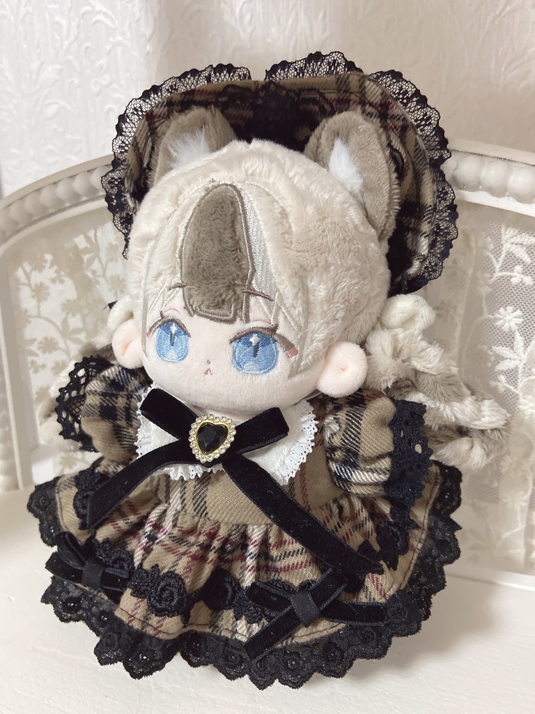 ふわもこブリティッシュワンピース(15ブラック)