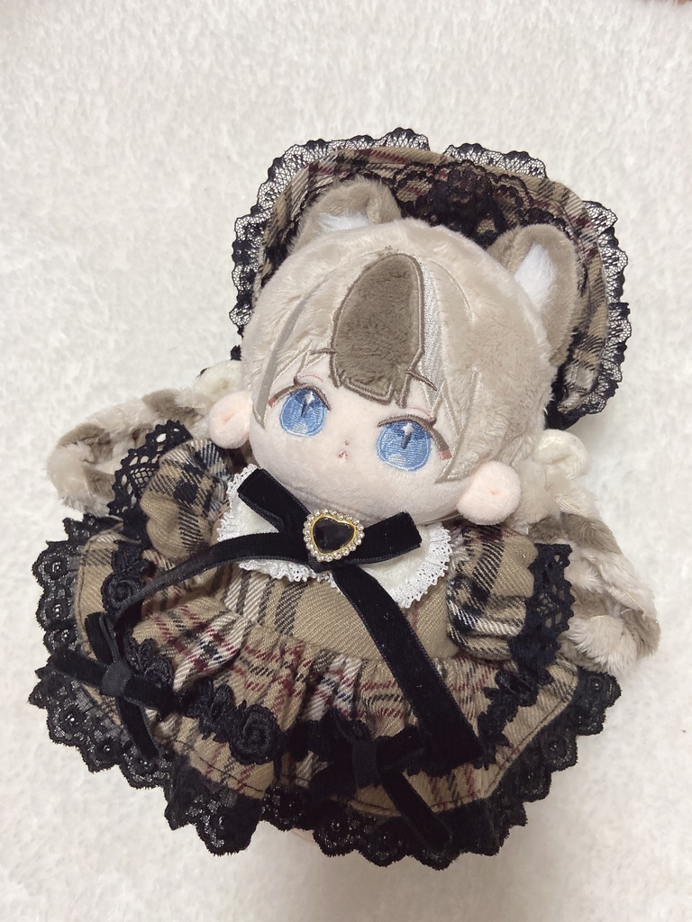 ふわもこブリティッシュワンピース(15ブラック)