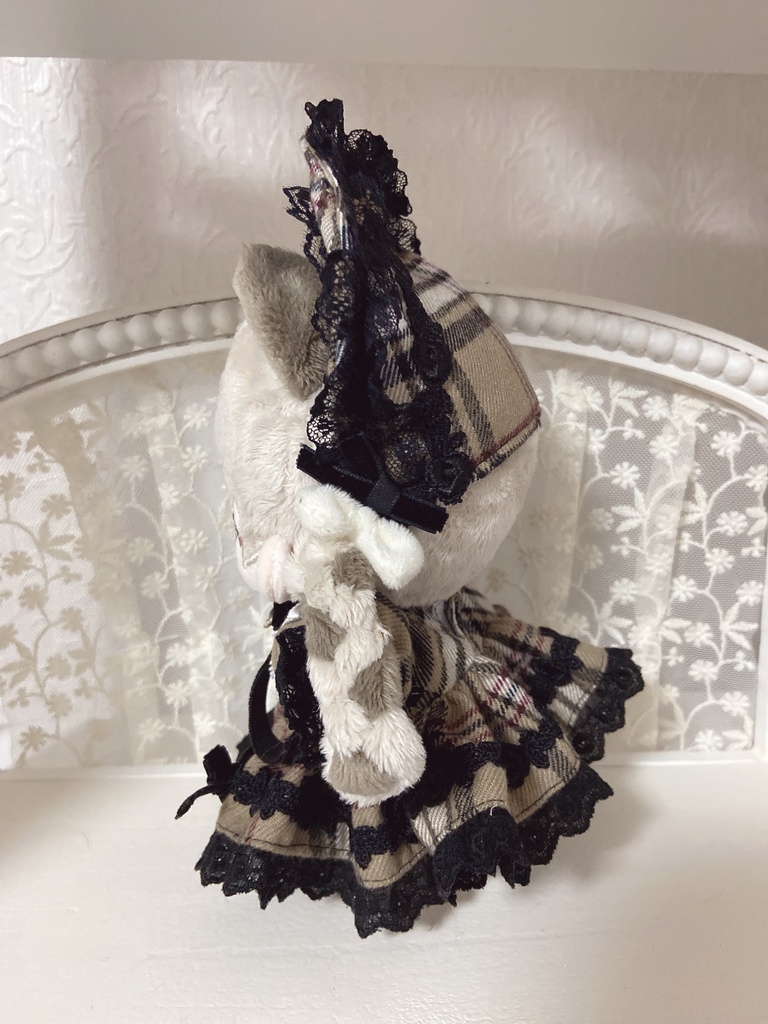 ふわもこブリティッシュワンピース(15ブラック)