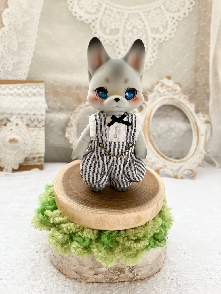 ファントムロンパース ストライプ柄