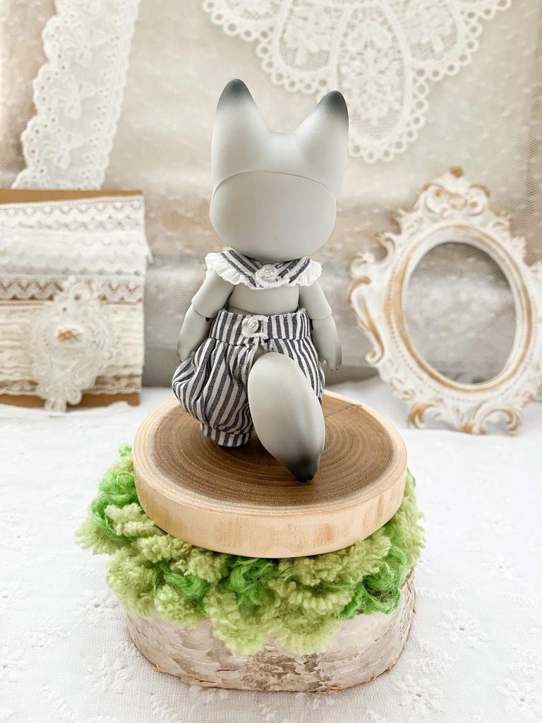 ファントムロンパース ストライプ柄