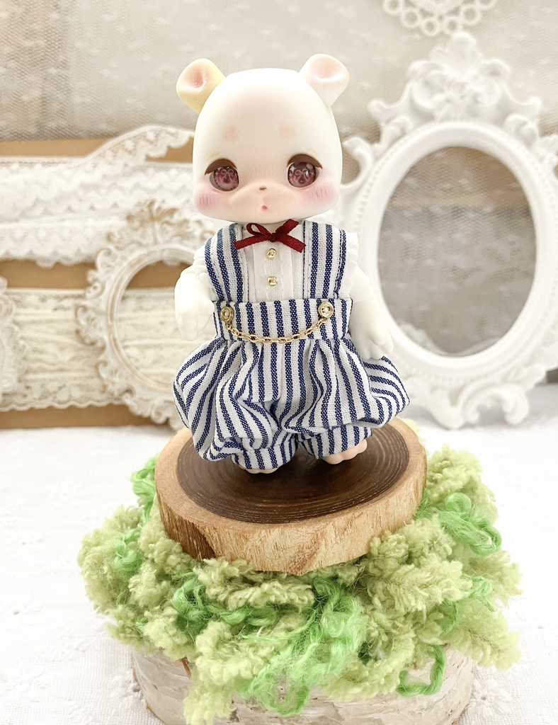 ファントムロンパース ストライプ柄