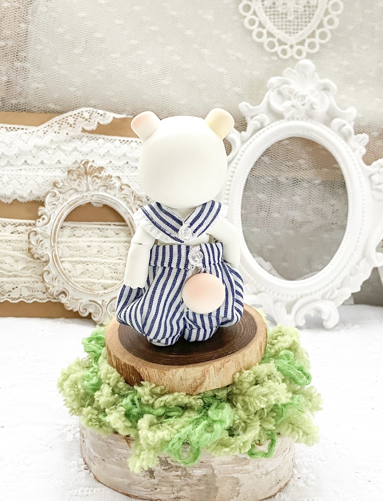 ファントムロンパース ストライプ柄