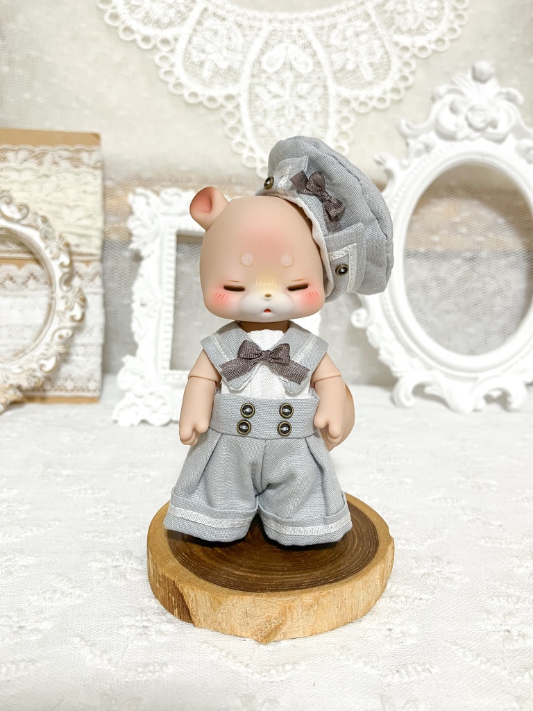 秋色クラシックマリンロンパース