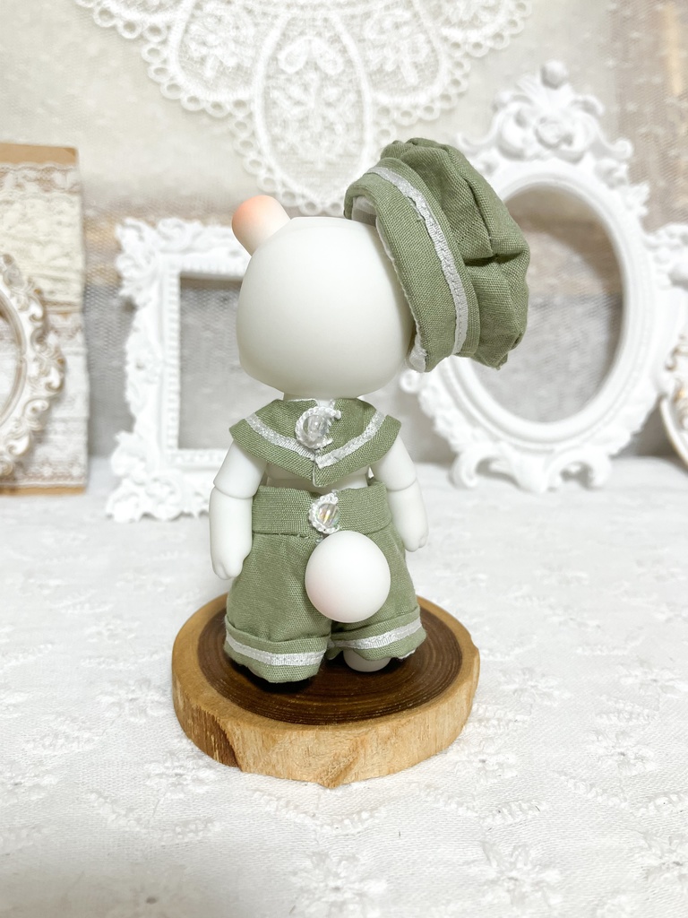 秋色クラシックマリンロンパース