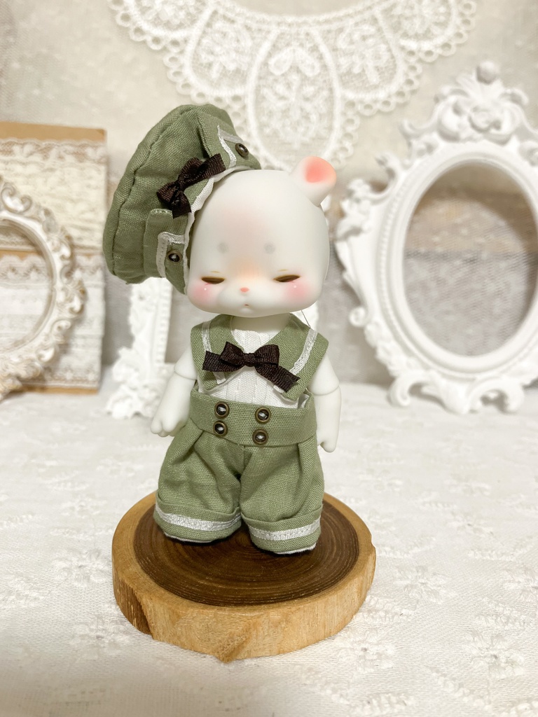 秋色クラシックマリンロンパース