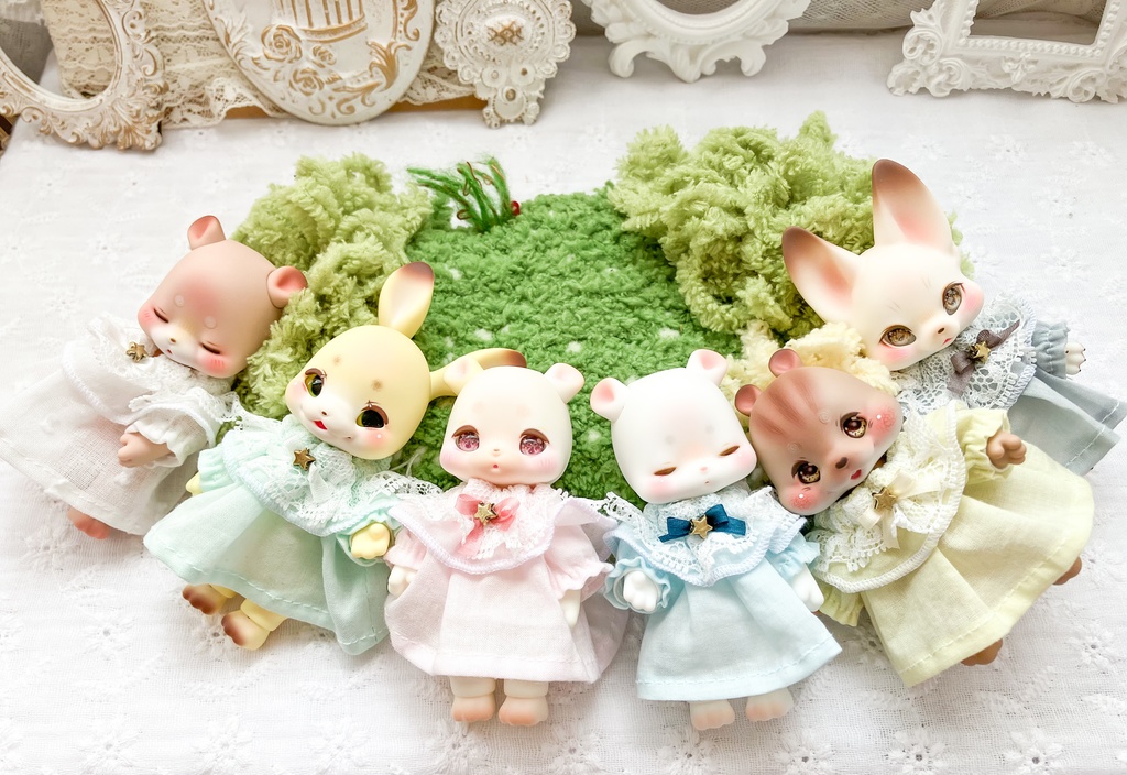 お星さまスモックワンピース