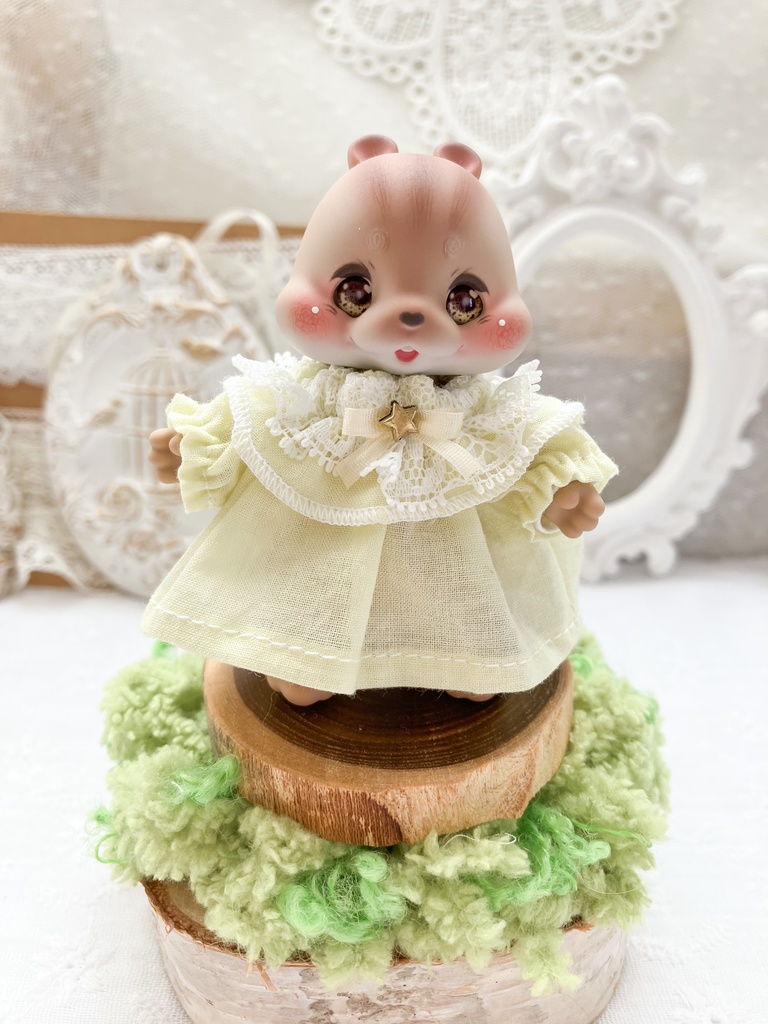 お星さまスモックワンピース