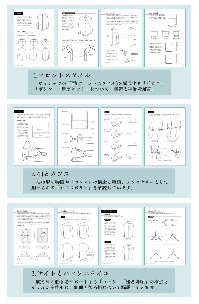 ワイシャツの描き方  4.ディティール編