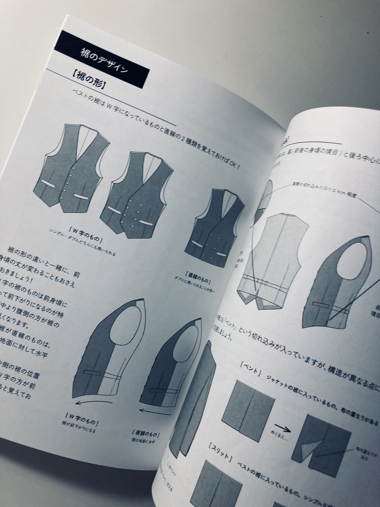 スーツの描き方 3.ベスト編