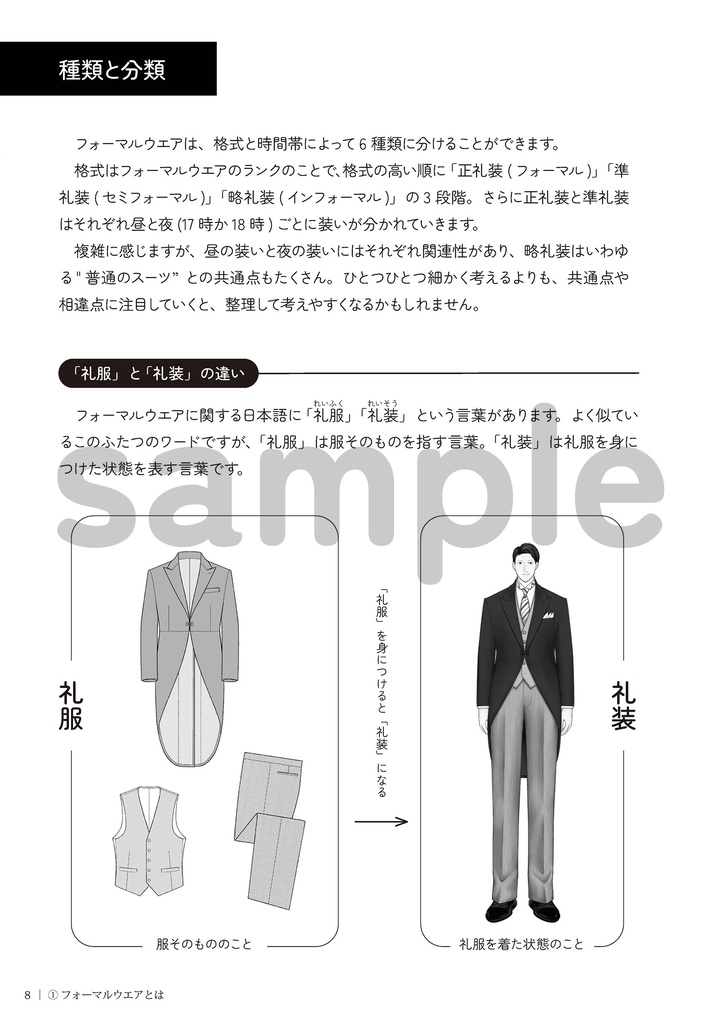 スーツの描き方 4.フォーマル編