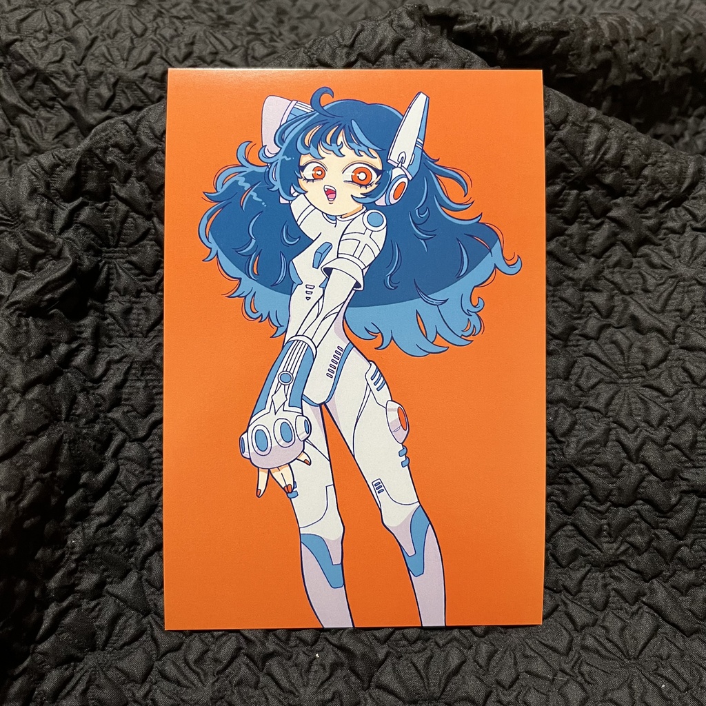 【ポストカード】サイバーガール