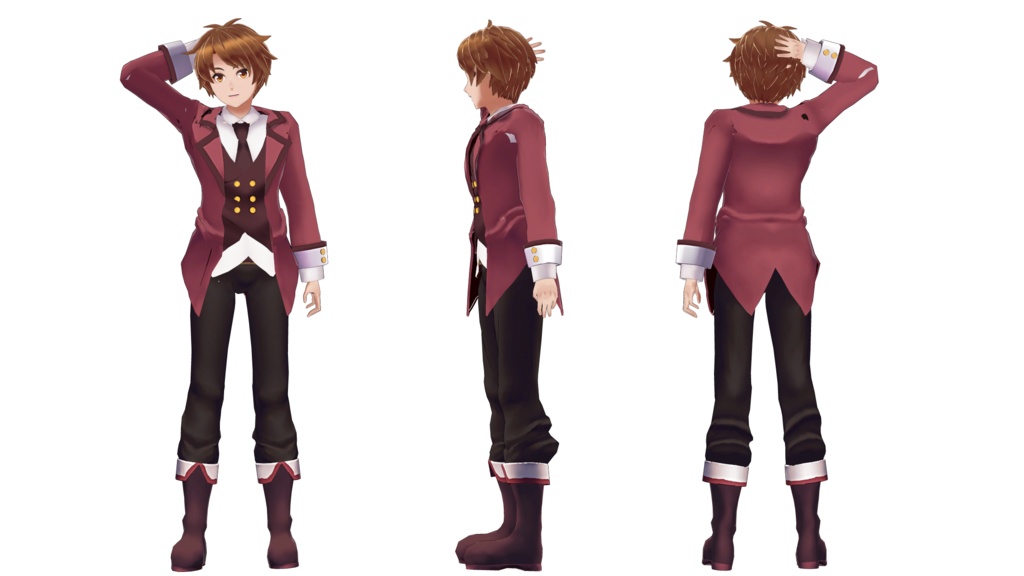 オリジナル3Dモデル「アキラ」VRM