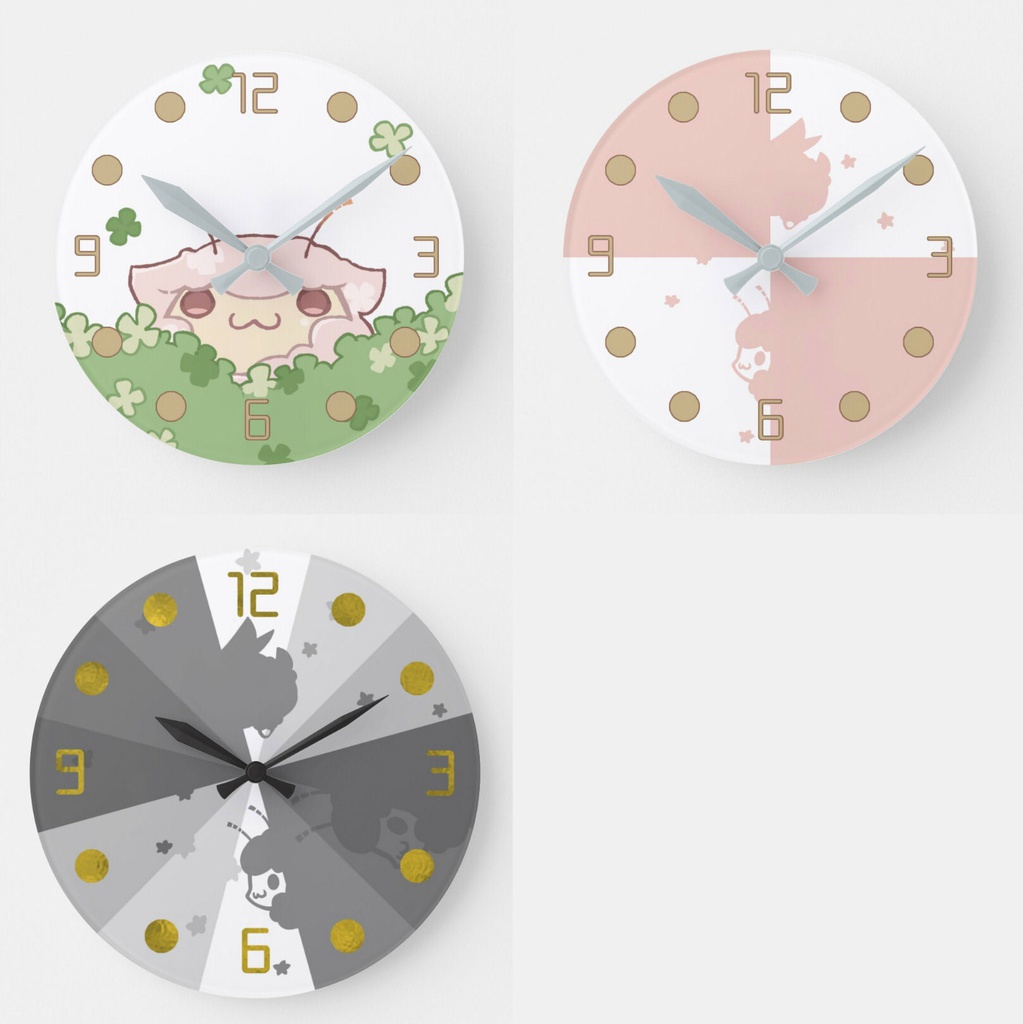 羊セミ壁掛け時計