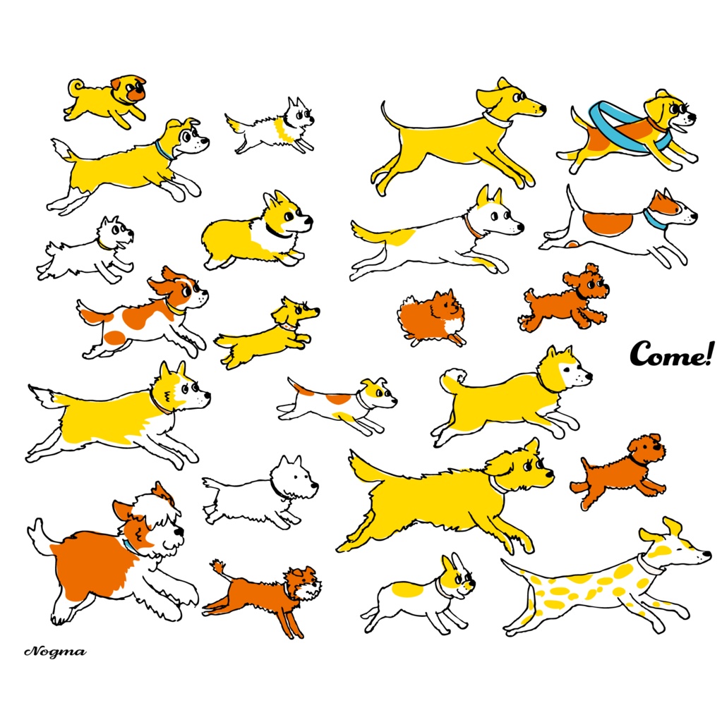 「カムカムwanco!」手帳型Androidケース