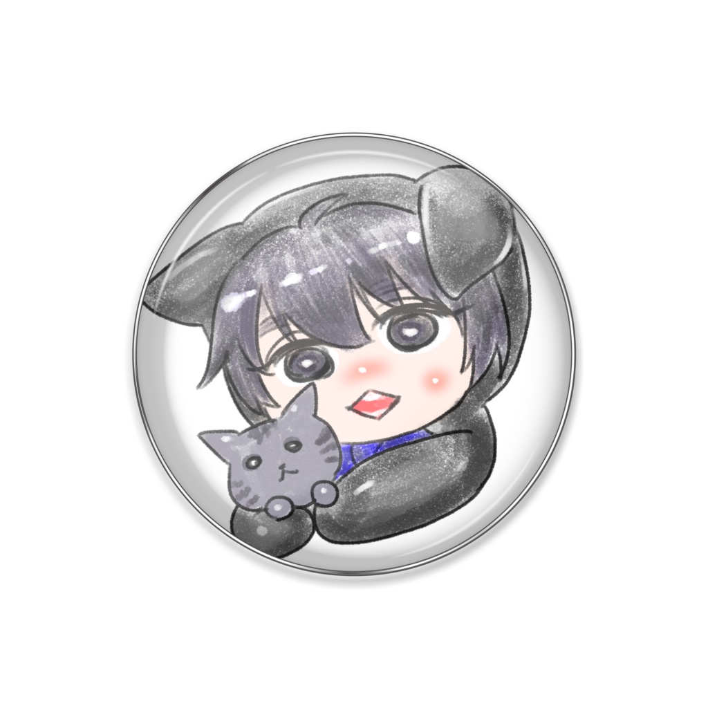 ネコ君ピンバッジ
