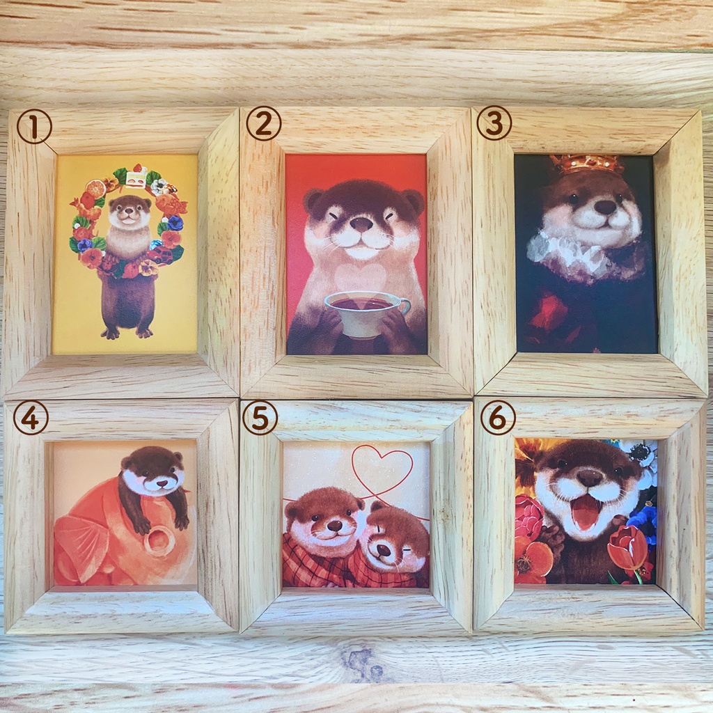 カワウソ複製ミニ原画